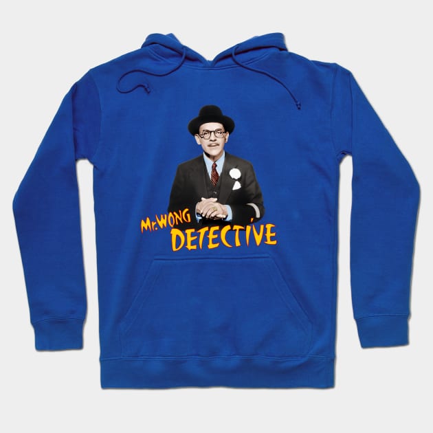 Mr Wong Detective - Boris Karloff Hoodie by wildzerouk